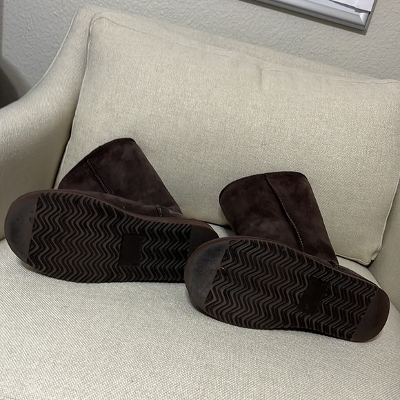 Genuine Australian sheepskin boots lined with sheepskin brown size 7 - Picture 5 of 6